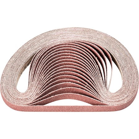 Pferd Tools Coated Belt, Al/Oxd, 1/2"x18", 60 Grit, 1/2" W, 18" L, Coated, Aluminum Oxide, 60 Grit 49035